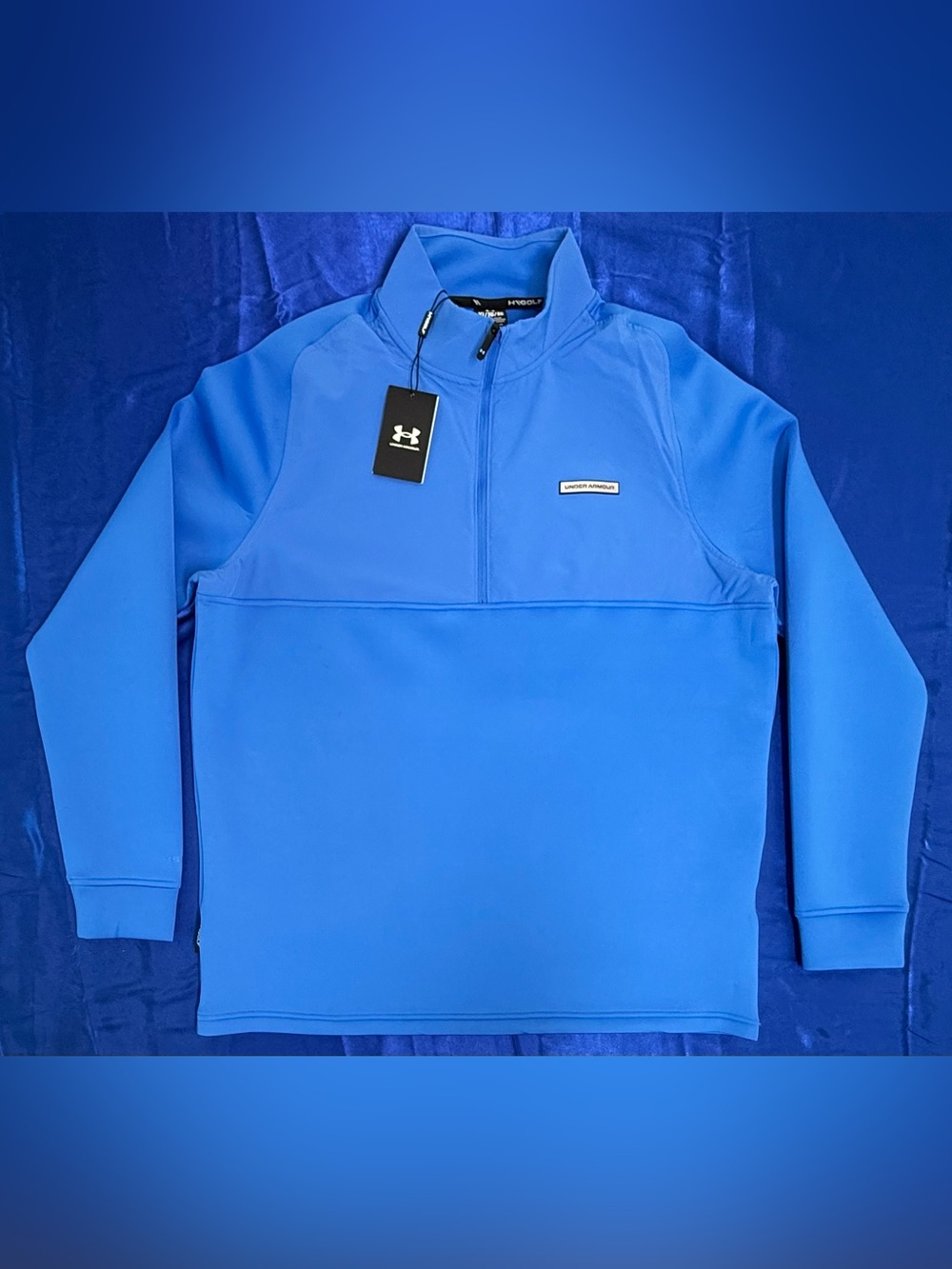 Under Armour Storm Golf Drive Pro Hybrid Men's XL Blue Quarter-Zip Pullover